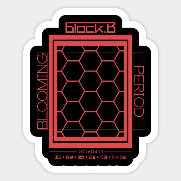 Block B - Blooming Period v1 - Red Sticker by JO_D_D